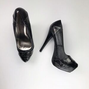 Qupid black heels